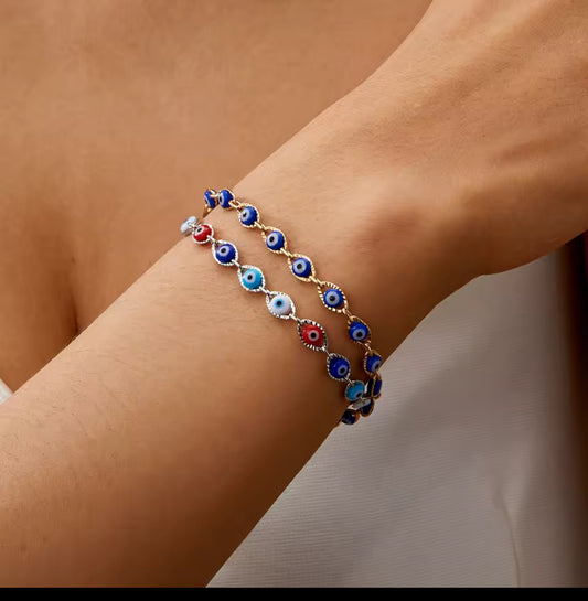 Blaues Armband